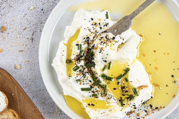 Everything Bagel Goat Cheese Dip